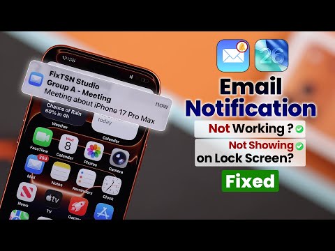 Fix Email Notifications Not Working on iPhone 17 Pro Max | Pro