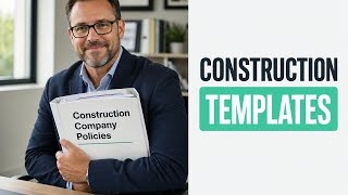 Construction Company Policies and Procedures Manual Template (Editable Templates)