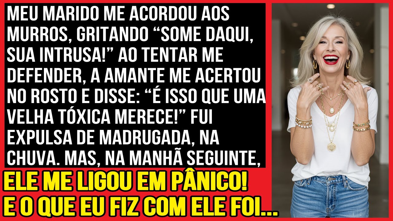 MEU MARIDO ME ACORDOU AOS MURROS, GRITANDO "SOME DAQUI, SUA INTRUSA!"