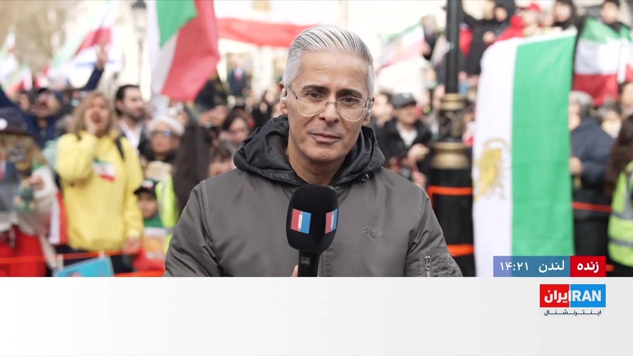 تجمع و شادی ایرانیان مقیم لندن پس از مرگ خامنه‌ای