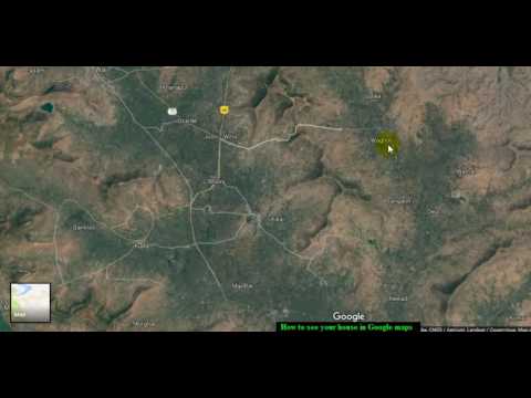 Part of a video titled How to see your house in Google maps - YouTube