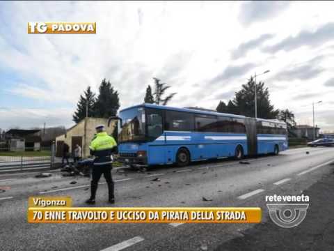 TG PADOVA (29/12/2016) - 70ENNE TRAVOLTO E UCCISO DA PIRATA DELLA STRADA
