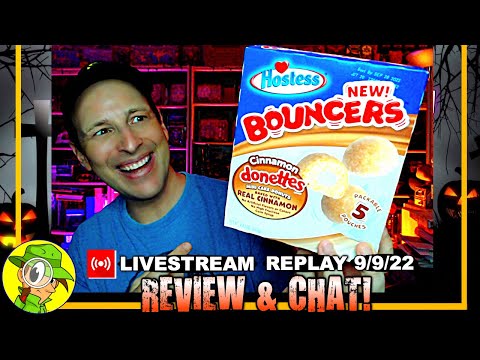 , title : 'Hostess® CINNAMON DONETTES® BOUNCERS™ Review 🧁🍩⛹️‍♂️ Livestream Replay 9.9.22 ⎮ Peep THIS Out! 🕵️‍♂️'