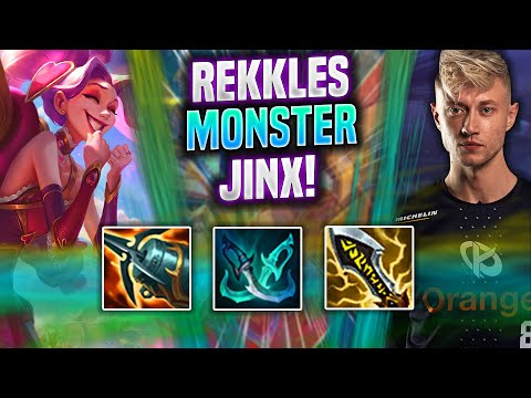 REKKLES IS A MONSTER WITH JINX! - KC Rekkles Plays Jinx ADC vs Aphelios! | Season 2022