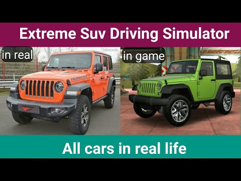 Extreme SUV Driving Simulator All cars in real life