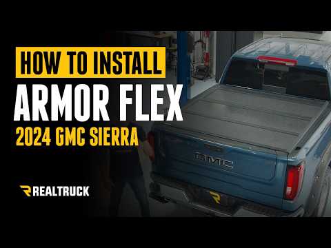How to Install RealTruck UnderCover Armor Flex Hard Folding Tonneau Cover on a 2024 GMC Sierra 1500