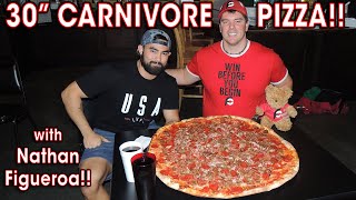 30" Carnivore Pizza Challenge w/ Nathan Figueroa!!