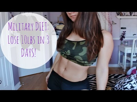 <h1 class=title>How to LOSE 10 POUNDS IN 3 DAYS - Military DIET | Does it Work?!</h1>