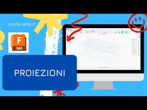 Uso delle proiezioni  in Fusion 360