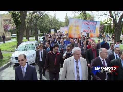 The Resurrection March, a unique phenomenon in Romania - Easter 2017