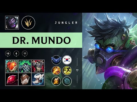 Dr. Mundo Jungle vs Graves - KR Diamond Patch 25.23