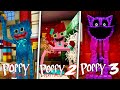 Poppy Playtime All Chapter 1,2,3 In Minecraft Full Gameplay