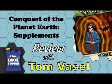 Dice Tower Reviews: Conquest of the Planet Earth Supplements