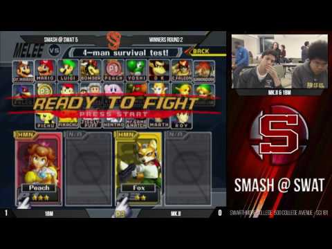 Smash @ Swat 5: 1BM (Peach) vs Mk.II (Fox) - Winners Round 2