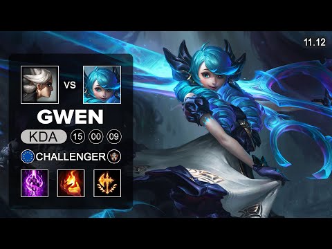 Gwen Top vs Camille - EUW Challenger Patch 11.12