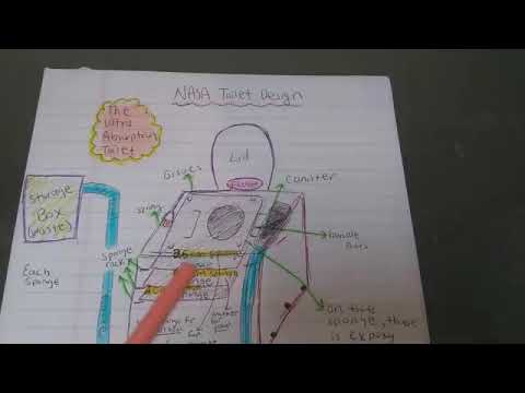 NASA toilet design by Lucy C.
