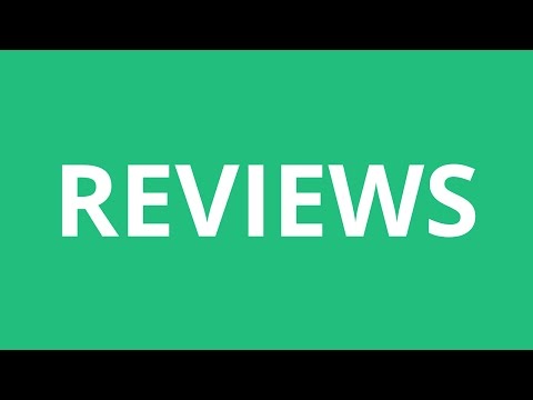 How To Pronounce Reviews - Pronunciation Academy