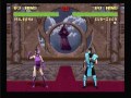 Quick Match Mileena Vs Sub Zero Mortal Kombat 2 On Super Nintendo