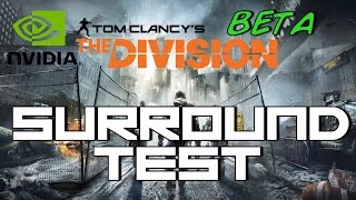 [PC] The Division Beta NVidia Surround Gaming Test - EVGA GTX-970 SLI, Intel i7-4790k