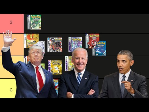 Trump, Biden, and Obama try to make a Pokemon Tier List