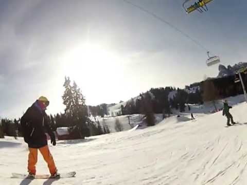 Snowpark Alta Badia - rail & box line