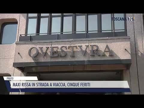 2022-10-06 PRATO - MAXI RISSA IN STRADA A VIACCIA, CINQUE FERITI