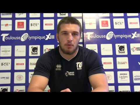 Hunslet Hawks vs TO XIII - Interview de Clément BOYER 12.05.2016