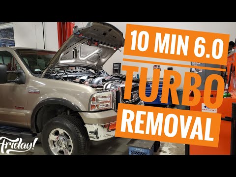 FORD 6.0 Diesel TURBO - 10 MINUTE REMOVAL