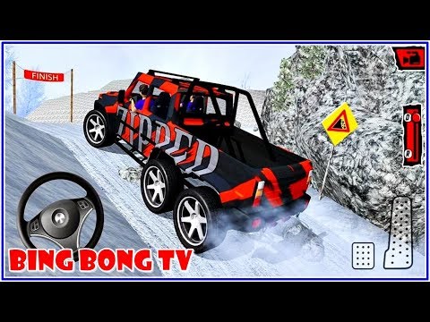 Offroad Cars Truck Simulator Snow 6x6 Offroad Jeep Drive - Best Android Gameplay | BingBong TV