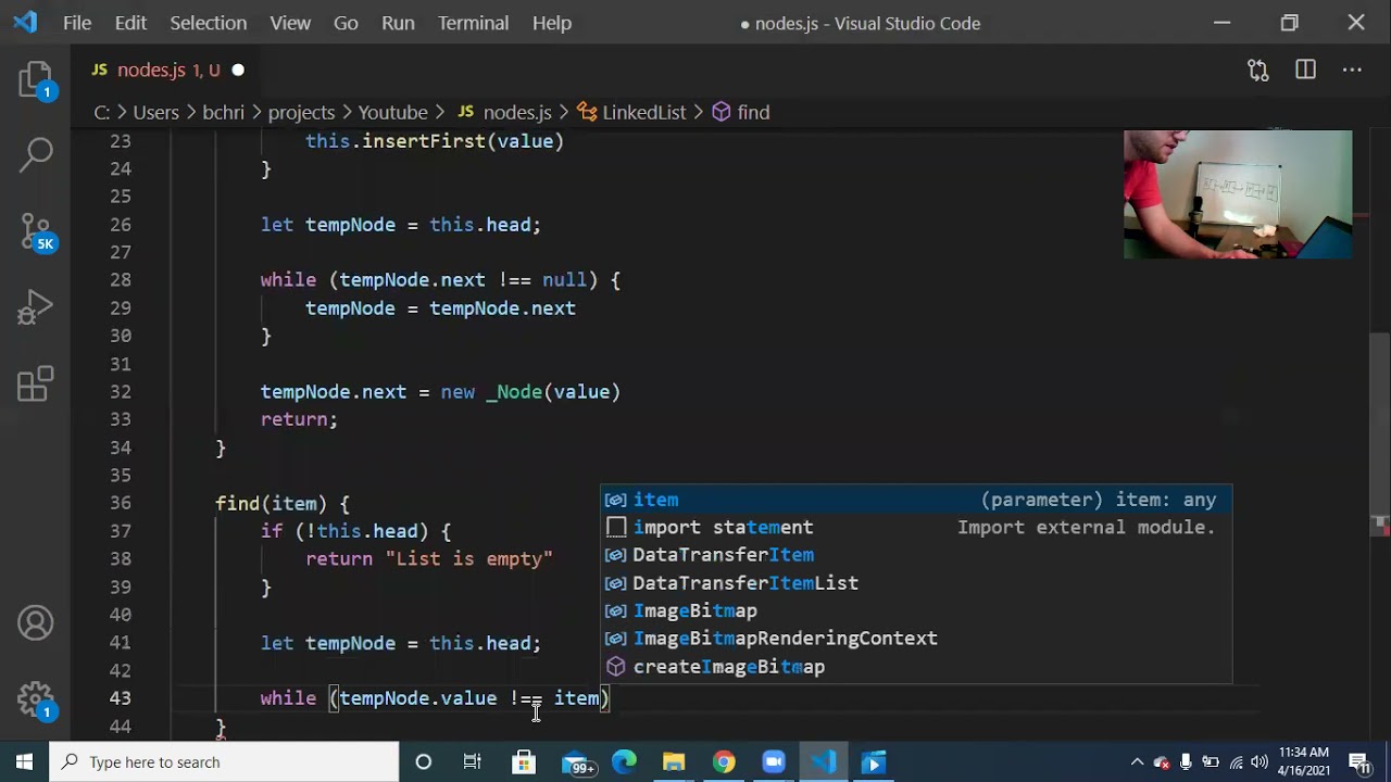 Find Method Linked List