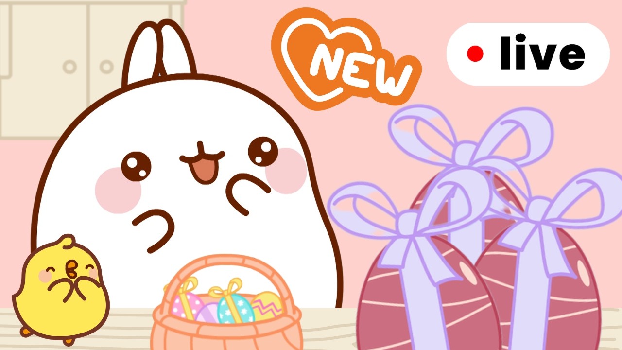 Happy Easter with Molang! | Molang’s Sweetest Easter Moments | Live for Kids 🔴