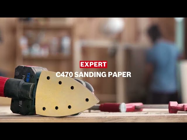 Video Teaser für Expert C470 Sandpaper for Orbital Sanders - DE
