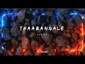 Thaabangale Song Lyrics 96 Movie Tamil Cover Song