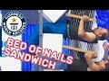 Most layered bed of nails sandwich - Guinness World Records