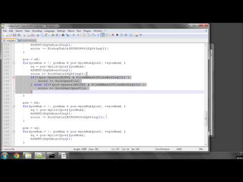 Programming A Chess Engine in C Part 81 - Improving Evaluation - Open Files