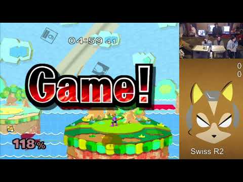 Justin Joe's Basement Bash 11 Swiss R2 - mslano (Peach) vs. DJ Porkrinds (Fox)