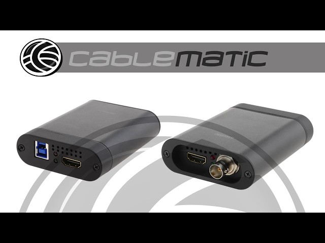 Vídeo relacionado con Beufee Tarjeta De Captura De Vídeo 3G-SDI A USB 3,0, Tarjeta De Captura HDMI SDI Tarjeta De Captura SDI Dispositivo De Captura De Vídeo Tarjeta De Captura De Vídeo USB 1080p