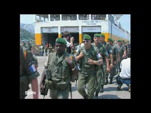 Francuski legionari u luci Ploče 1994.