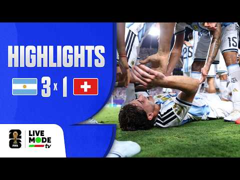 Argentina 3-1 Suíça (WC 2026)