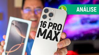 IPHONE 16 PRO MAX está MAIOR e MELHOR, apesar das POUCAS MUDANÇAS | Análise / Review