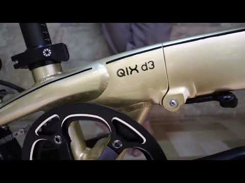 Sepeda Lipat Dahon Qix D3 Warna Gold