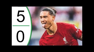 Liverpool vs RB Leipzig 5-0 Highlights & Goals 2022 (Darwin Nunez Poker)