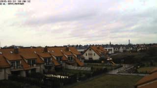 preview picture of video '2015-03-31 - Weather Time Lapse Brylantowa, Wroclaw'