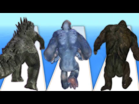 Kaiju Run vs Monster Evolution vs Monster Run 3D - Triple Game