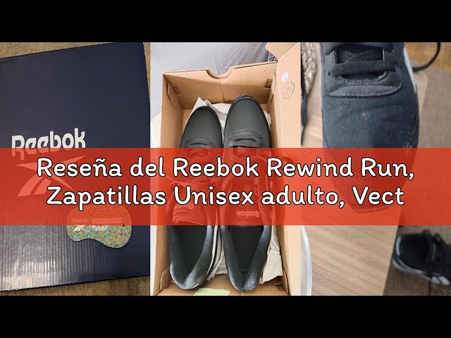 Vídeo relacionado con Reebok Rewind Run, Zapatillas Unisex adulto, Vector Navy White Vector Navy, 44 EU