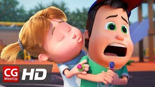 the doll looks like the boyIt has button eyes（00:01:14 - 00:02:27） - CGI Animated Short Film: "First Comes Love" by Daniel Ceballos | CGMeetup