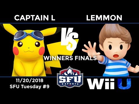 SFU Tuesday #9: Winners Finals  - Captain L (Pikachu, Kirby) vs Lemmon (Lucas, Zero Suit Samus)