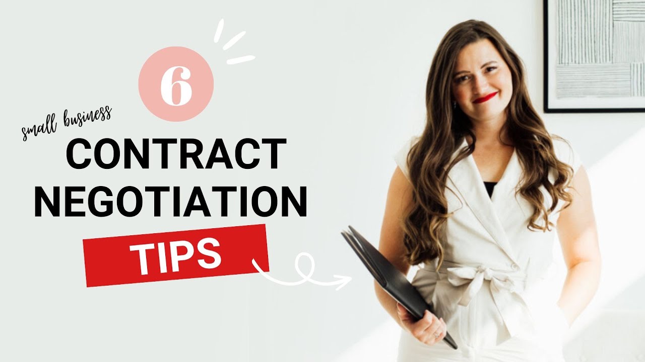 6 KEY Contract Negotiation Skills | Redline Your Own Contracts (Advocate For Yourself)