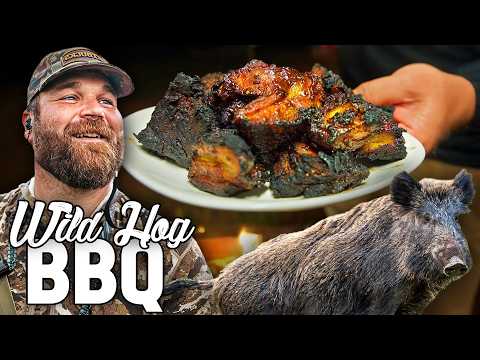 Hunting WILD hogs from a boat