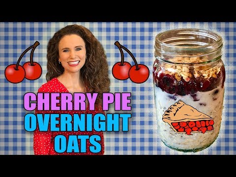 Cherry Pie Overnight Oats!